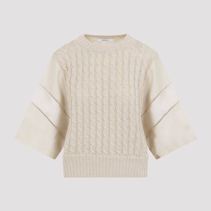 Scatola Cable Linen Sweater