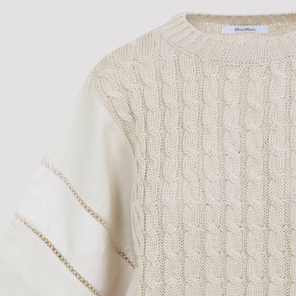 Scatola Cable Linen Sweater