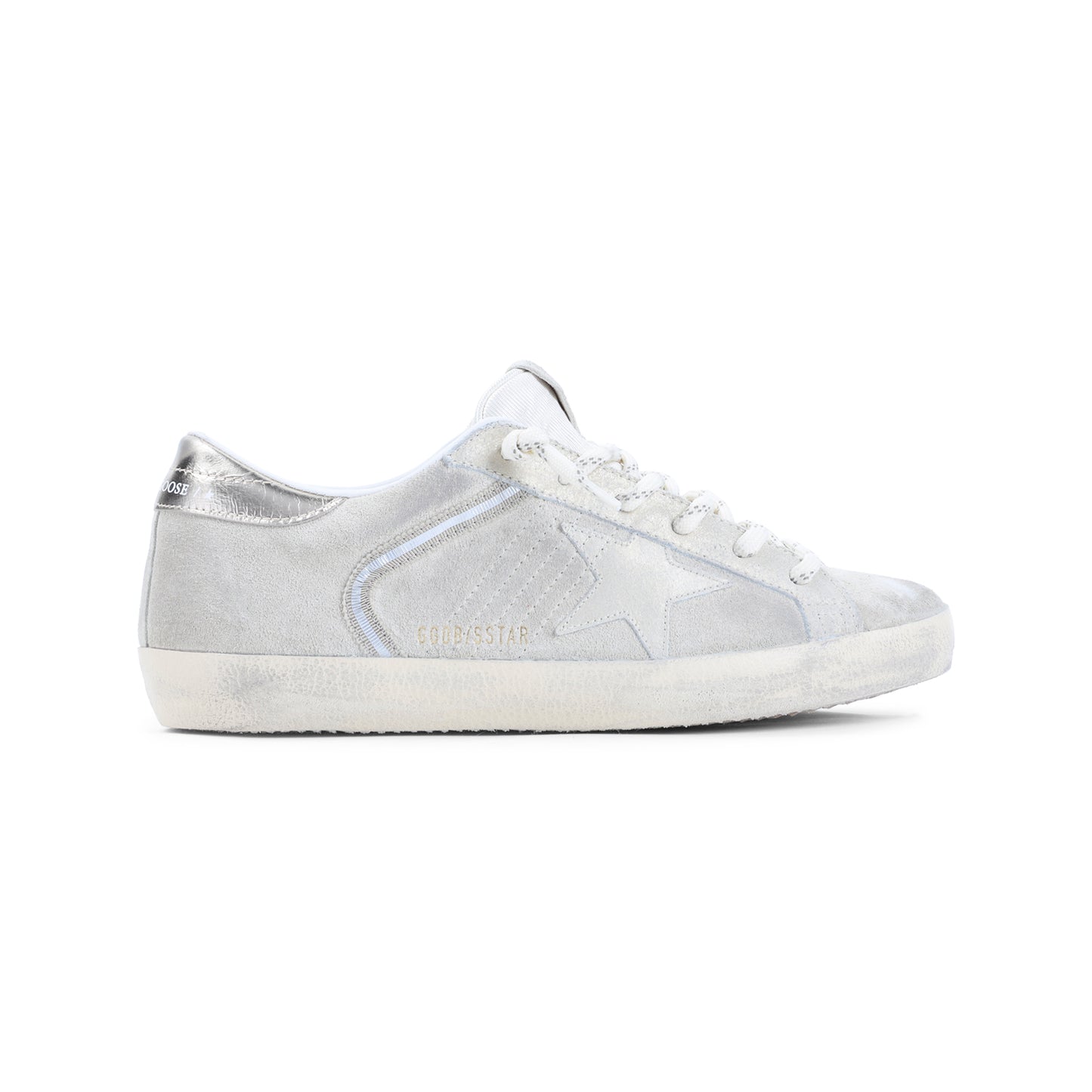Beige Cow Leather Superstar Sneakers