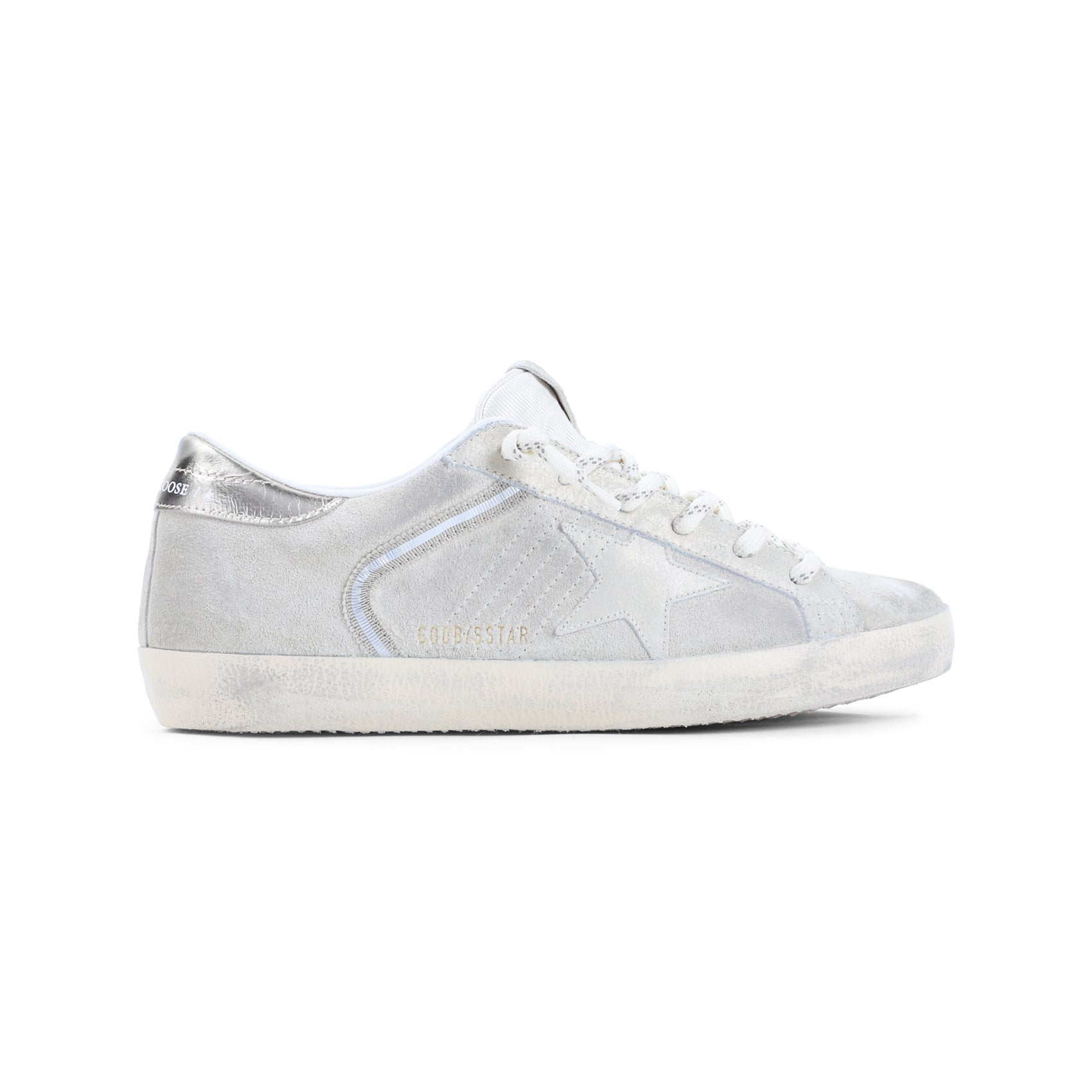 Beige Cow Leather Superstar Sneakers