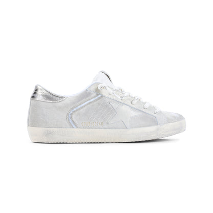 Beige Cow Leather Superstar Sneakers