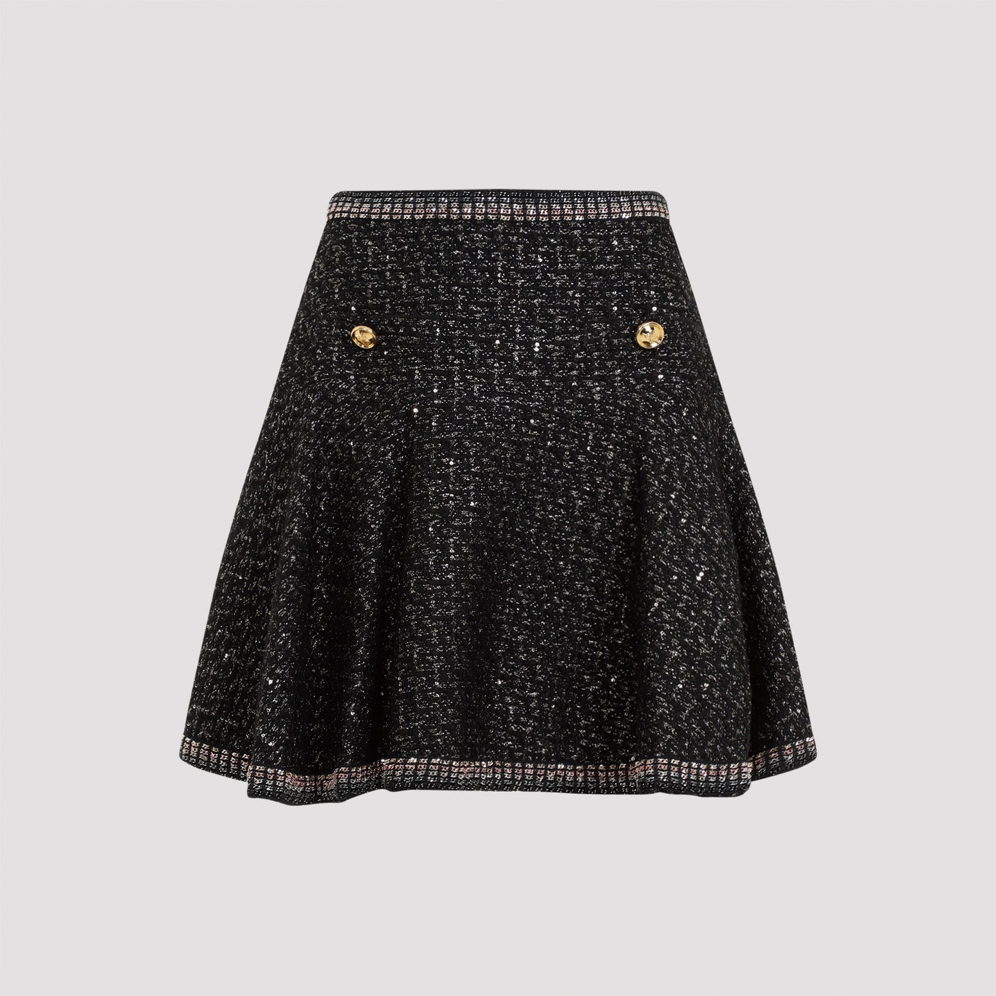 boucle mini skirt-image-1
