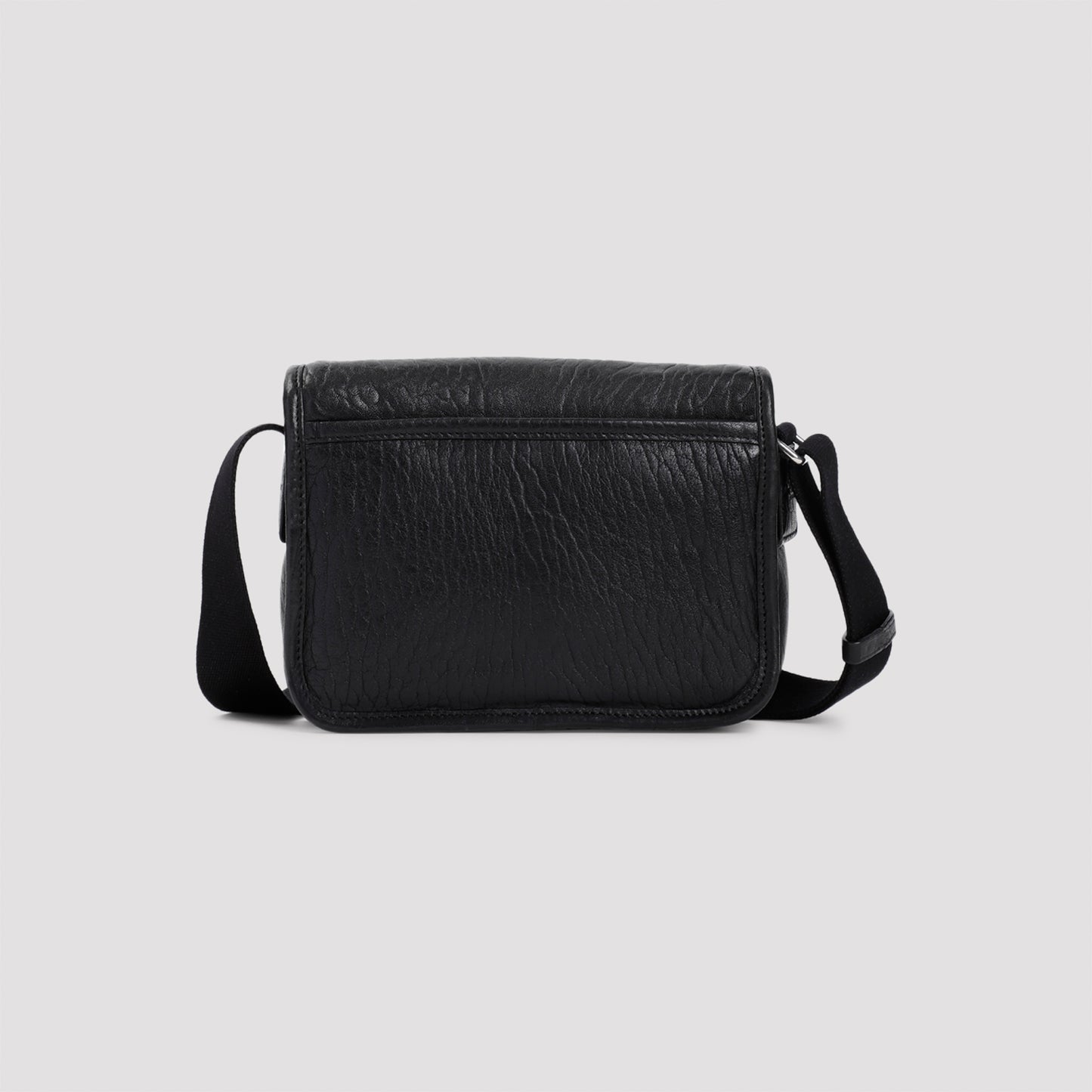 Black Leather Niki S Messanger Bag