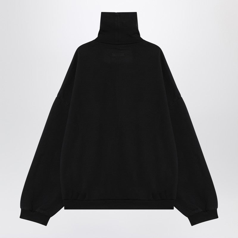 High-necked Black Homecoming Sweatshirt