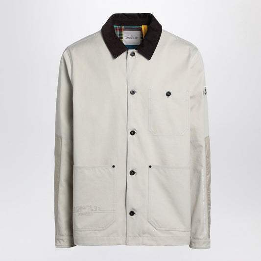 Geike Beige Jacket In Cotton