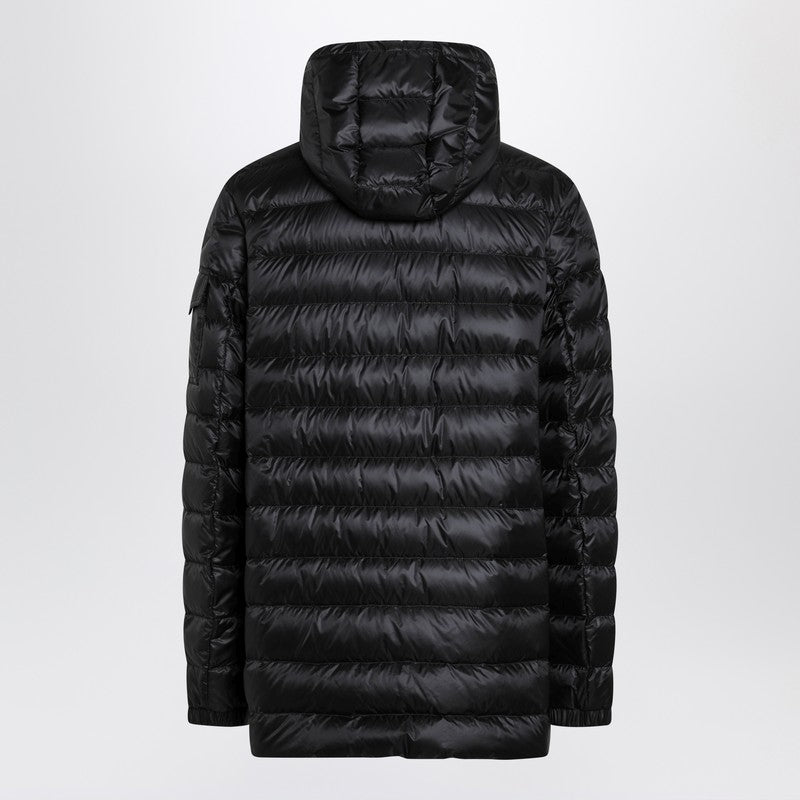 Najan short hooded down jacket black