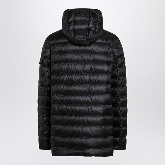 Najan short hooded down jacket black