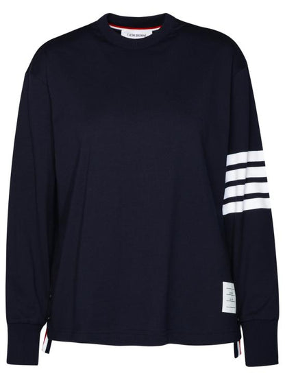DIAGONAL ARMBAND COTTON LONG SLEEVE T-SHIRT