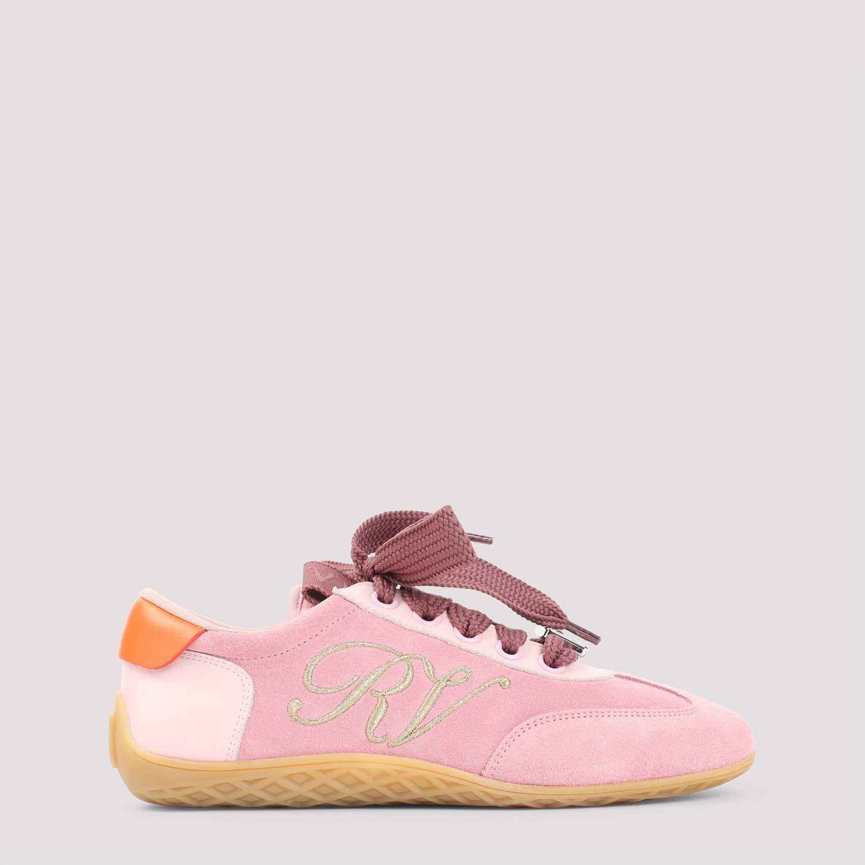 pink low top sneakers-image-1