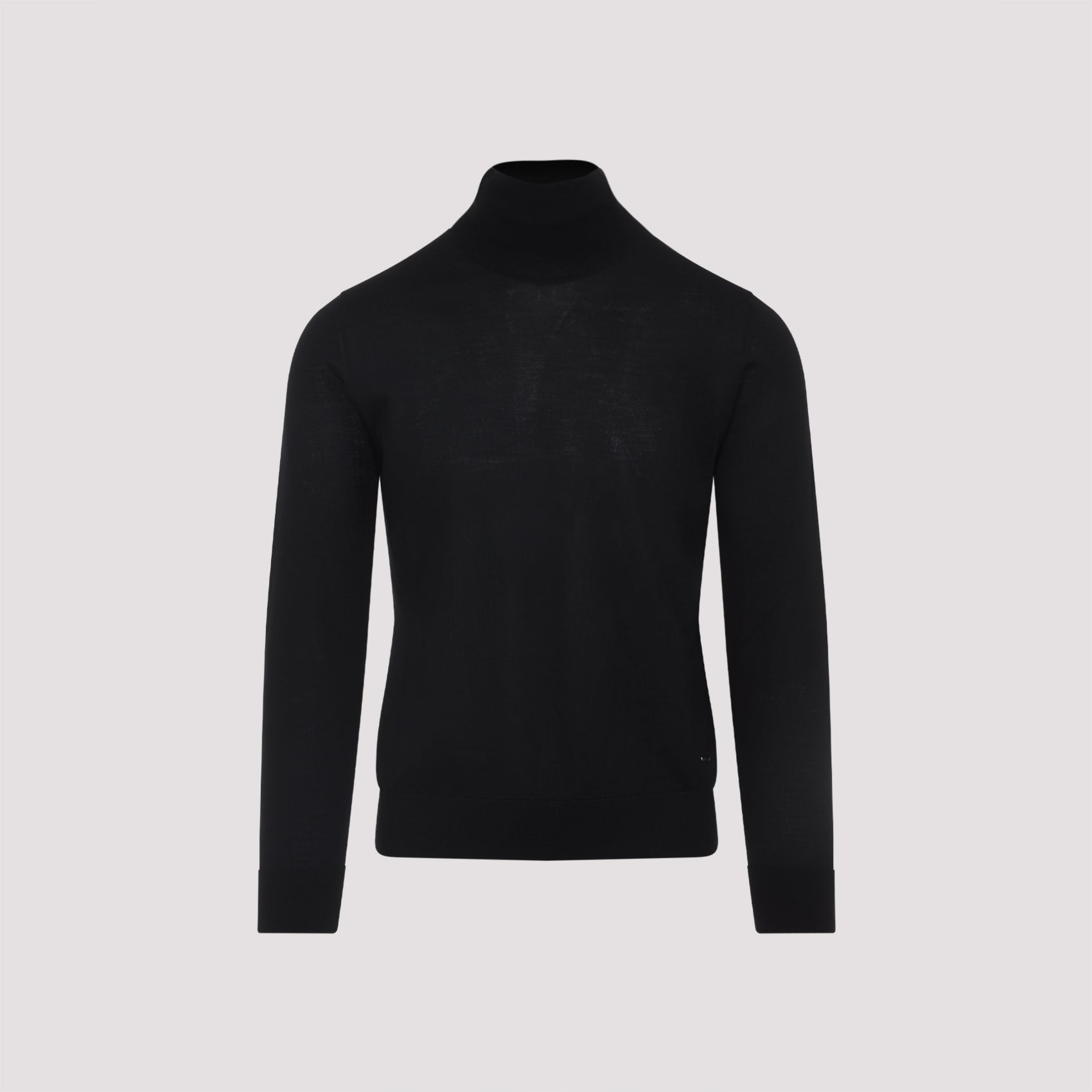 cashmere and silk turtleneck sweater-image-1