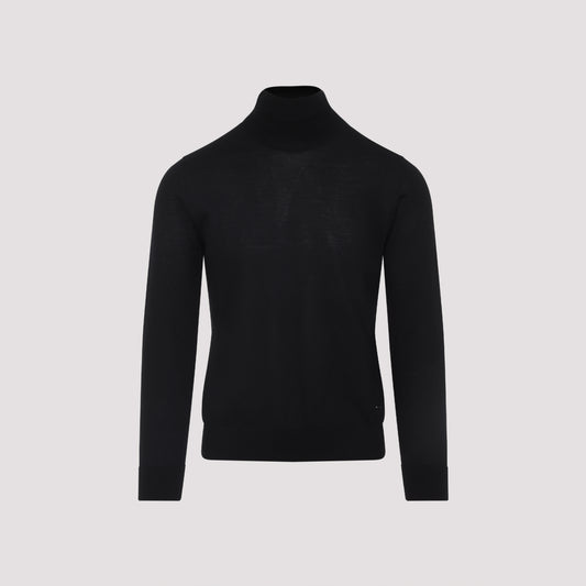 cashmere and silk turtleneck sweater-image-1