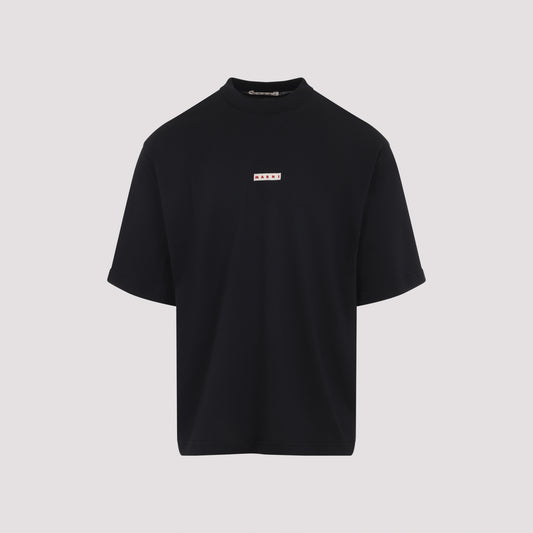 cotton logo t-shirt-image-1