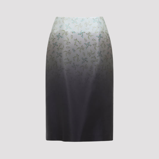 silk midi skirt-image-1