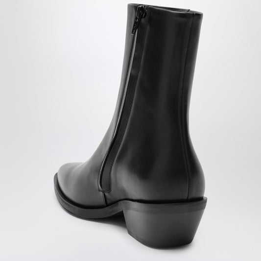 The Hudson black leather ankle boots