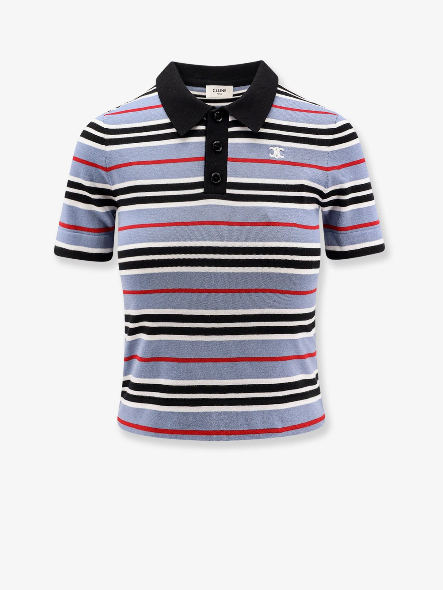 celine-cotton-knit-polo-shirt-with-striped-motif