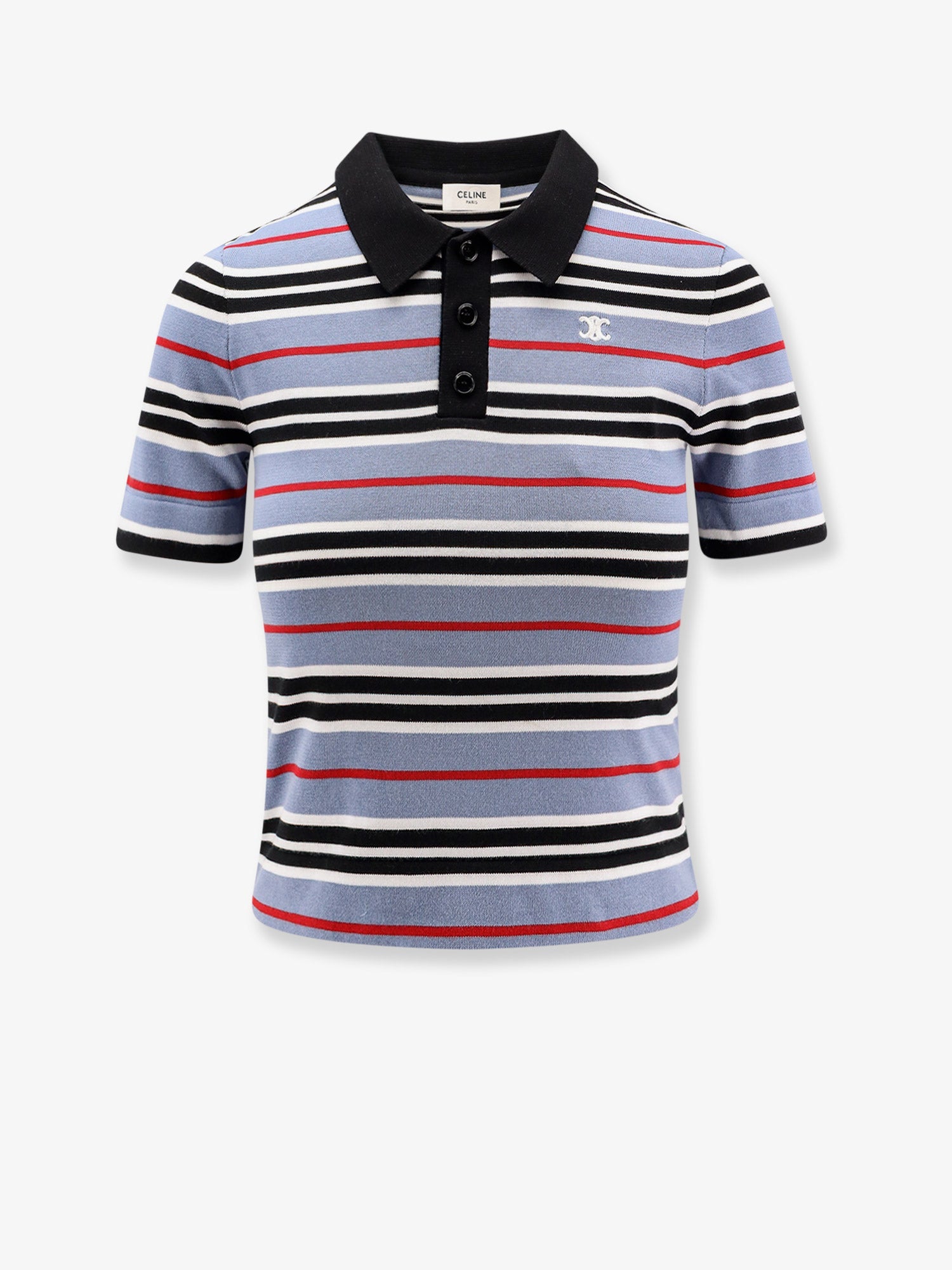celine-cotton-knit-polo-shirt-with-striped-motif