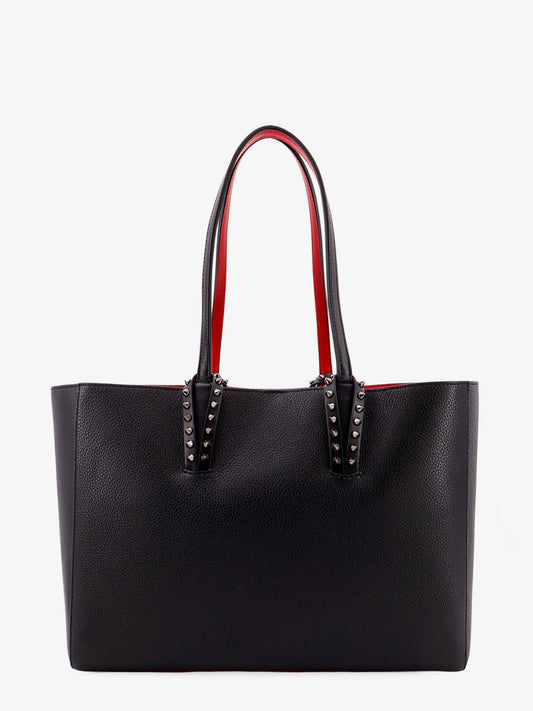 Cabata leather shoulder bag with studs