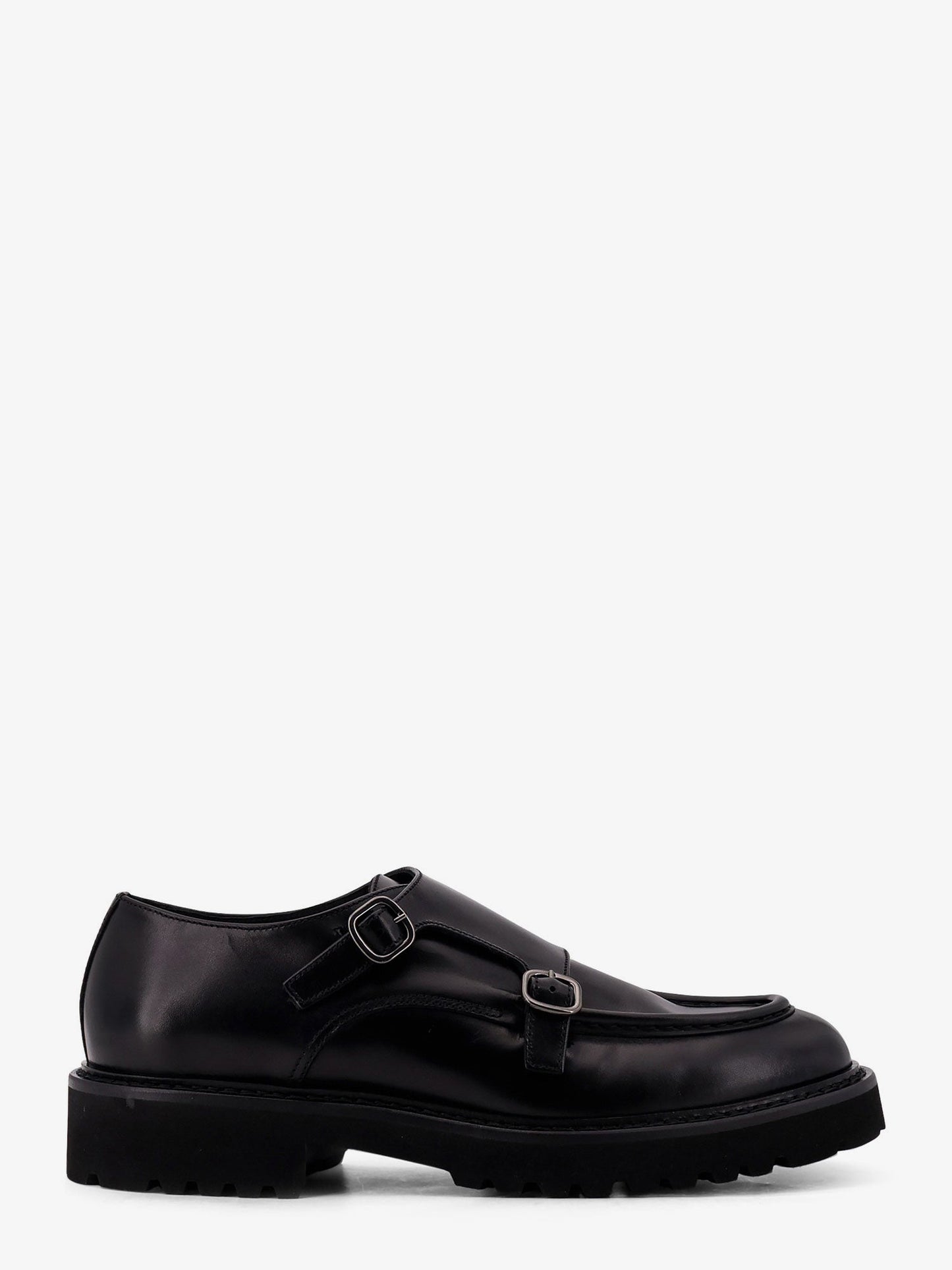doucal's-double-buckle-leather-shoe