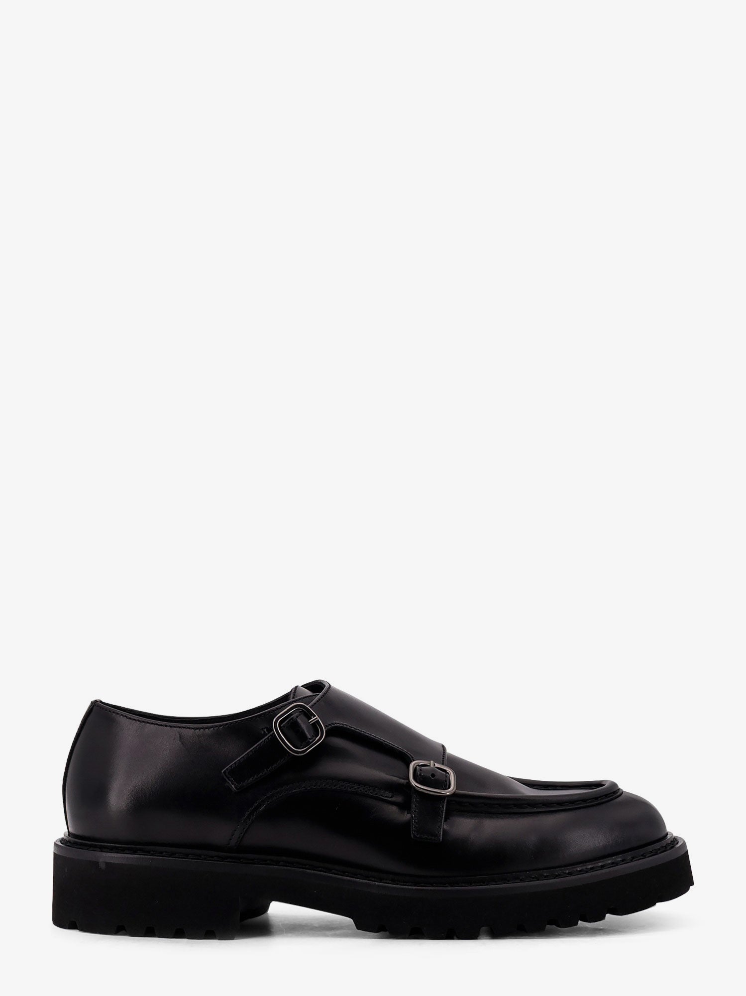 doucal's-double-buckle-leather-shoe