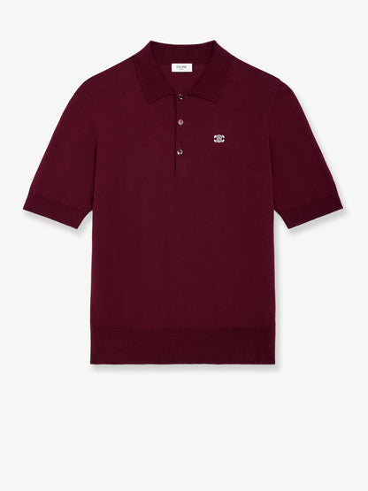 celine-crop-fit-wool-polo-shirt