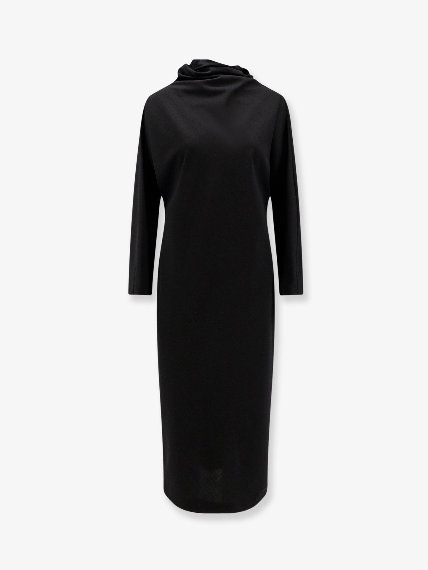 alberta-ferretti-wool-blend-midi-dress