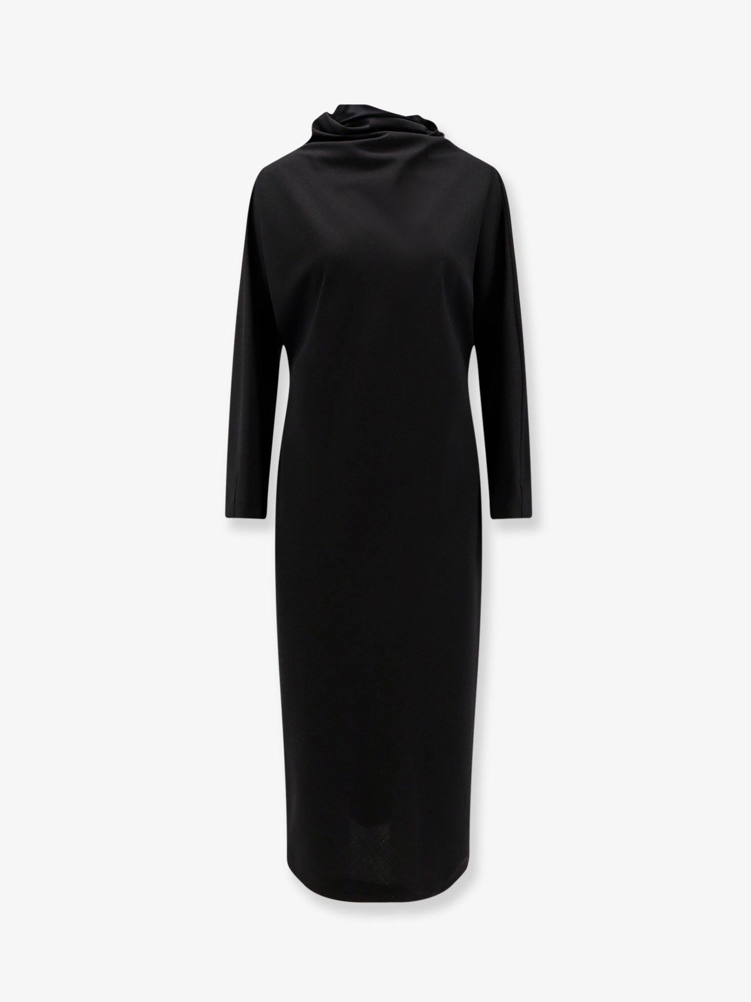 alberta-ferretti-wool-blend-midi-dress