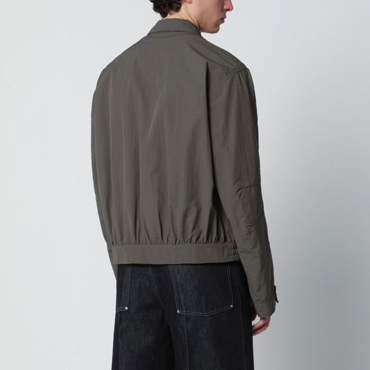 Khaki zip-up jacket