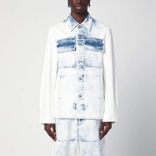 Faded Blue Denim Shirt