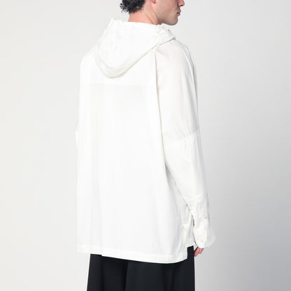 White Asymmetric Cotton Shirt