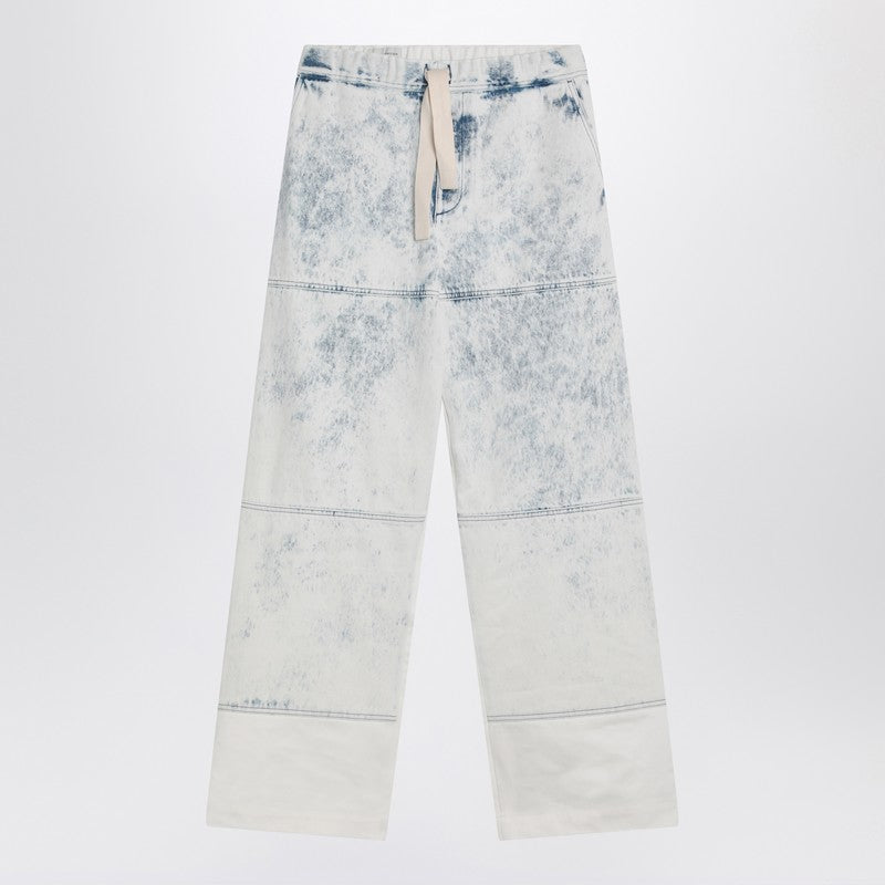 Light Blue Jeans With Drawstring