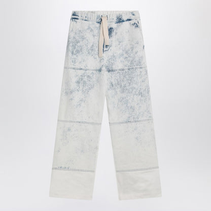 Light Blue Jeans With Drawstring