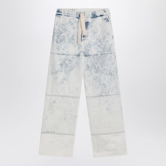 Light Blue Jeans With Drawstring