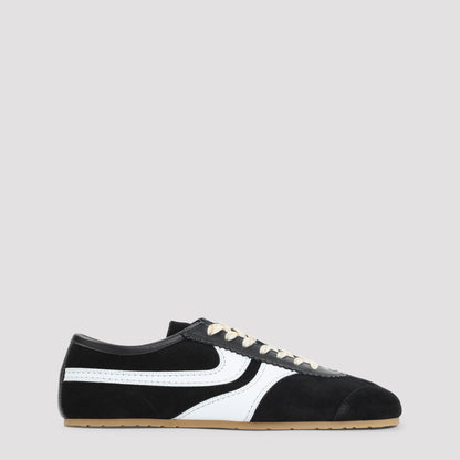 calf leather sneakers-image-1