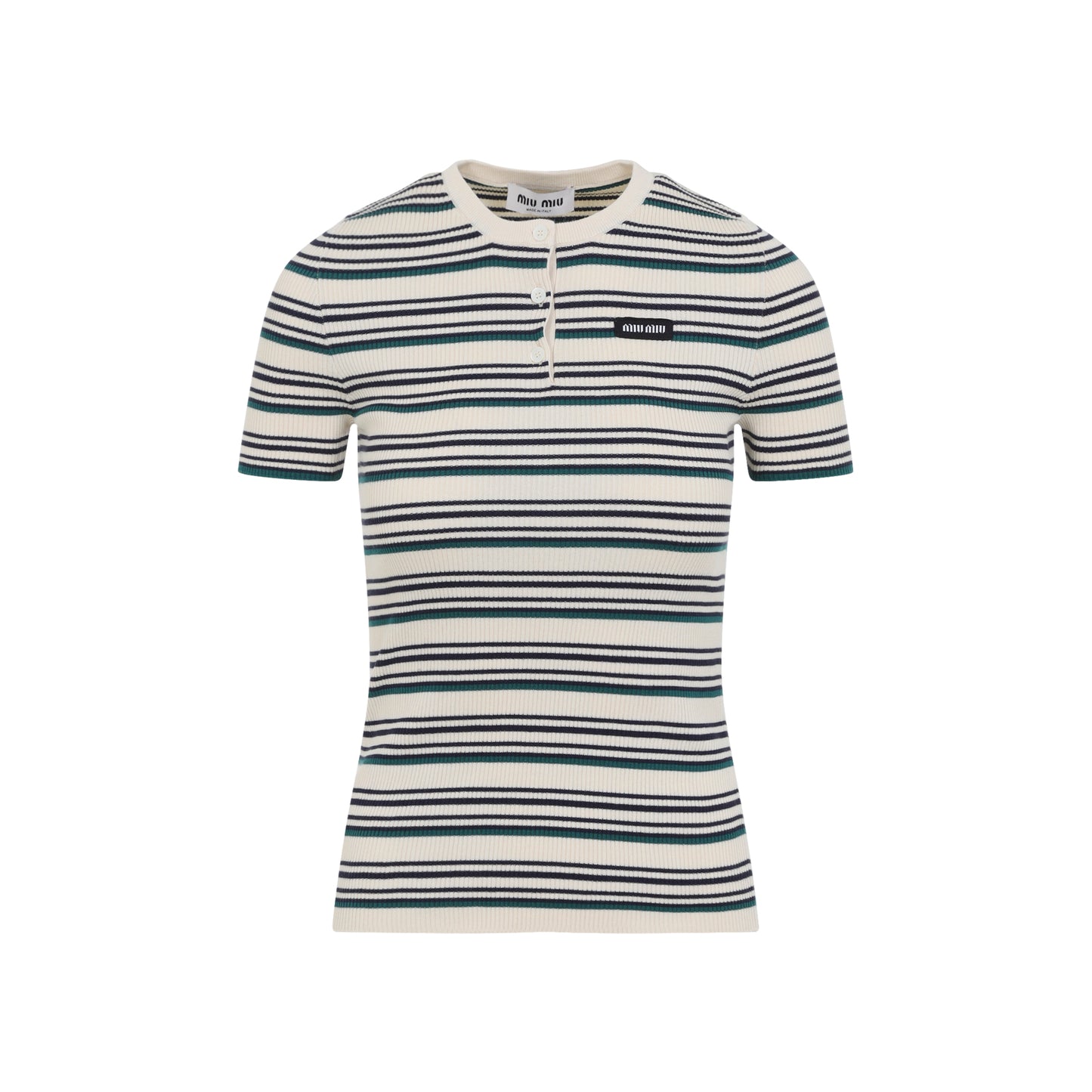 Natural Beige Cotton Crewneck Sweater