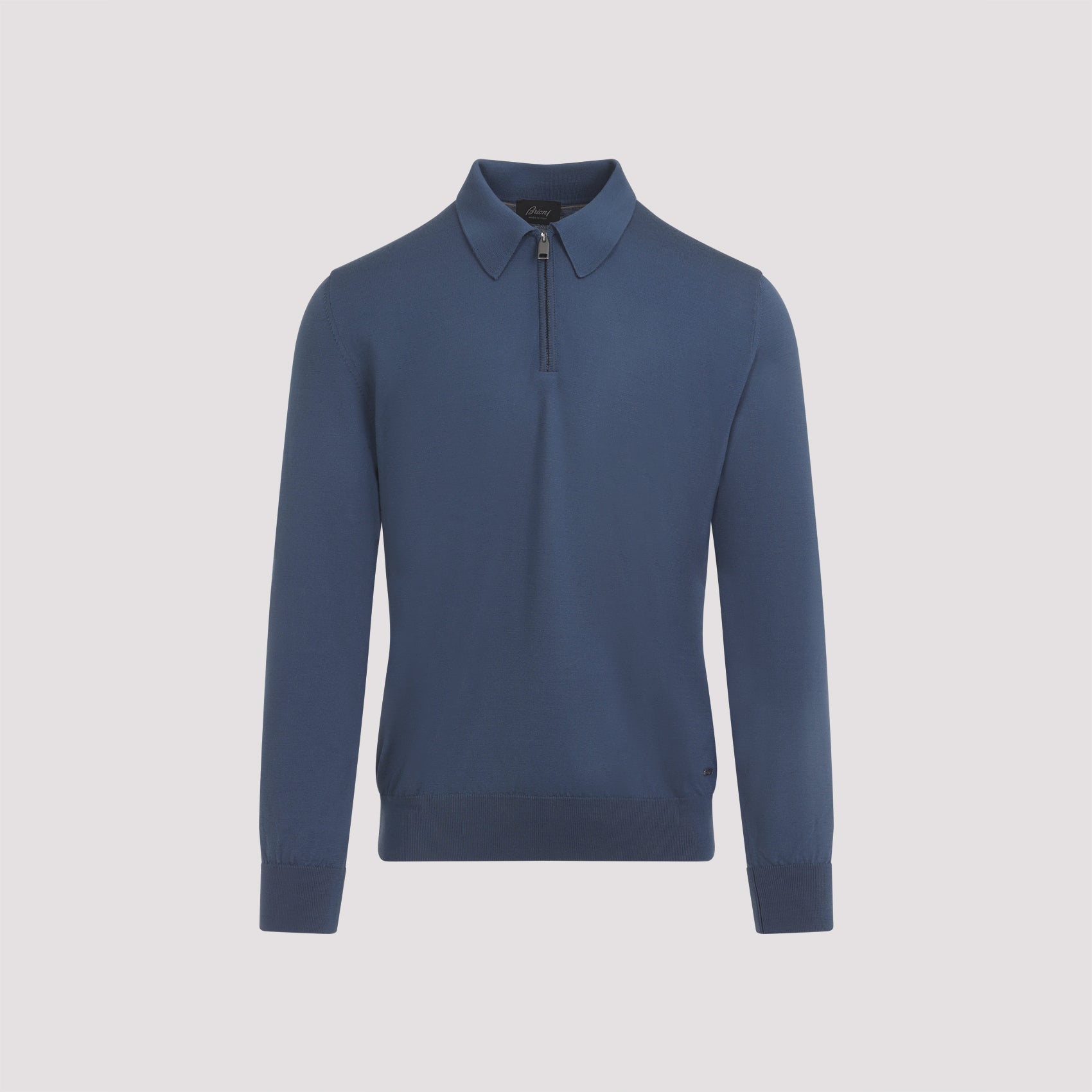 long sleeves zip polo-image-1