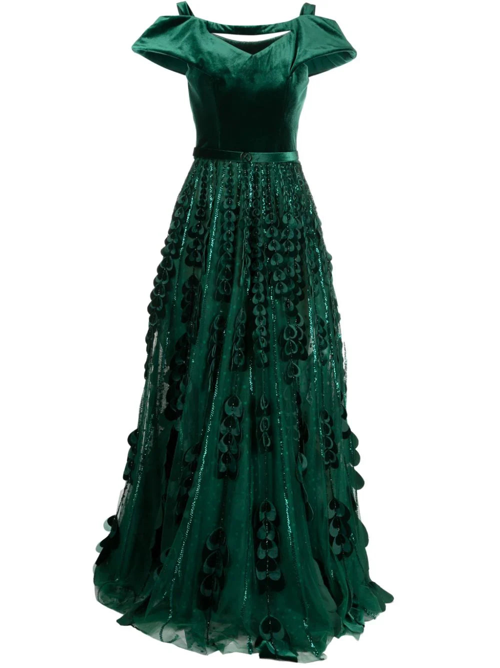 beaded-tulle-skirt-with-velvet-bodysuit-rtwfw23-10