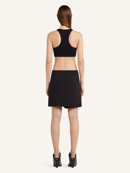 INFINITY CREPE MINI SKIRT