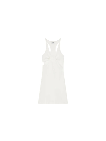 TWIST 90S RIB DRESS