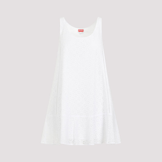 broderie anglaise mini dress-image-1