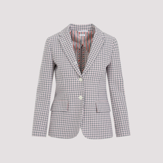 small check cotton jacket-image-1
