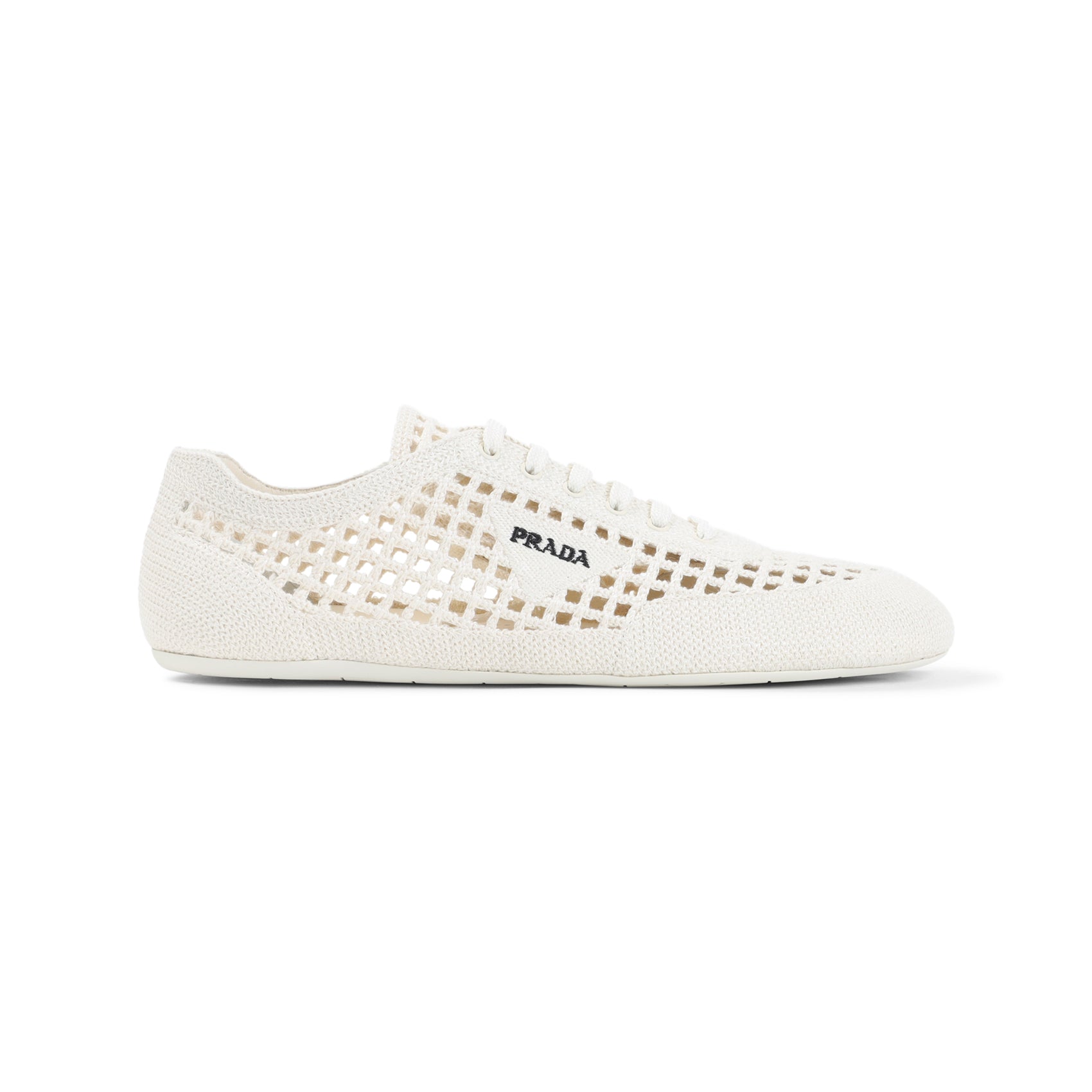 Ivory Collapse Cotton Sneakers