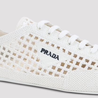 Ivory Collapse Cotton Sneakers