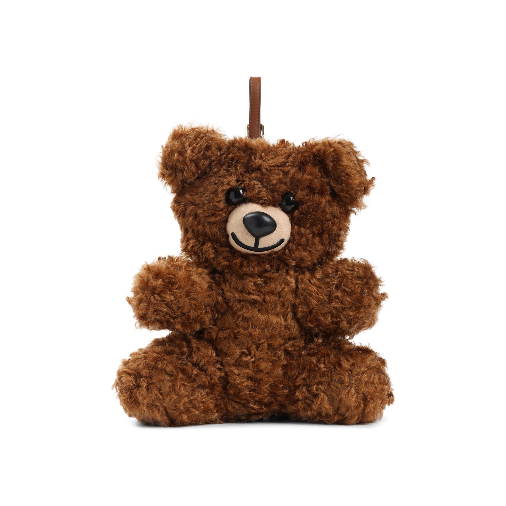 Brown Bear Mohair Shoulder Bag