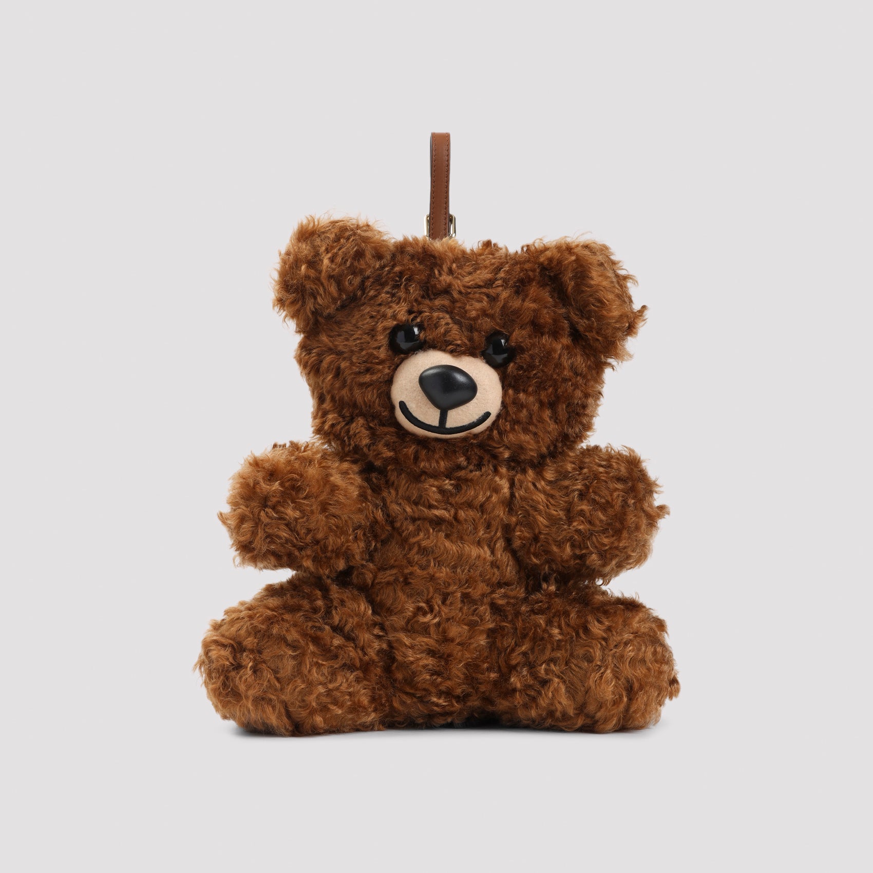 Brown Bear Mohair Shoulder Bag