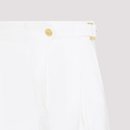 Ivory Linen Pants