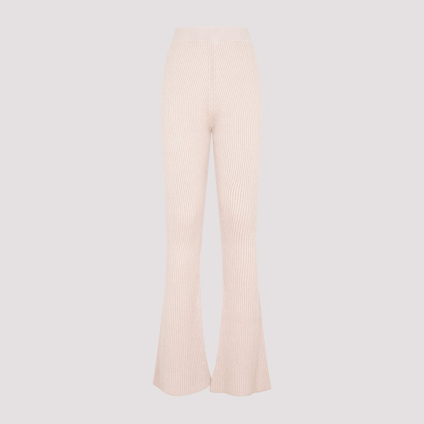 flare knit rib pant-image-1