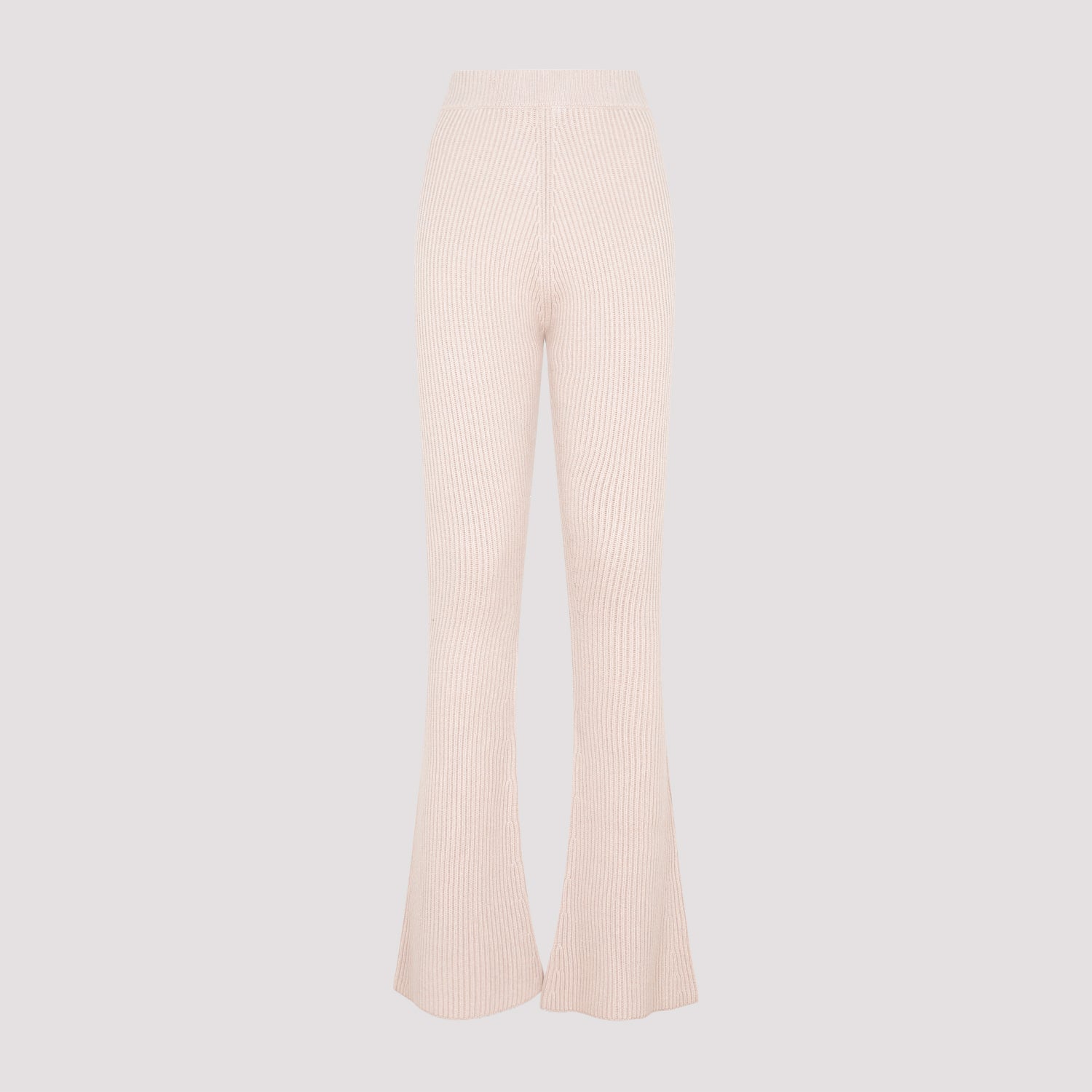 flare knit rib pant-image-1