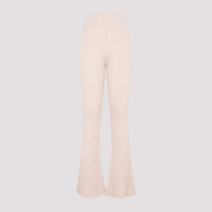 flare knit rib pant-image-1