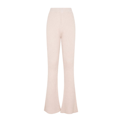 flare knit rib pant-image-2