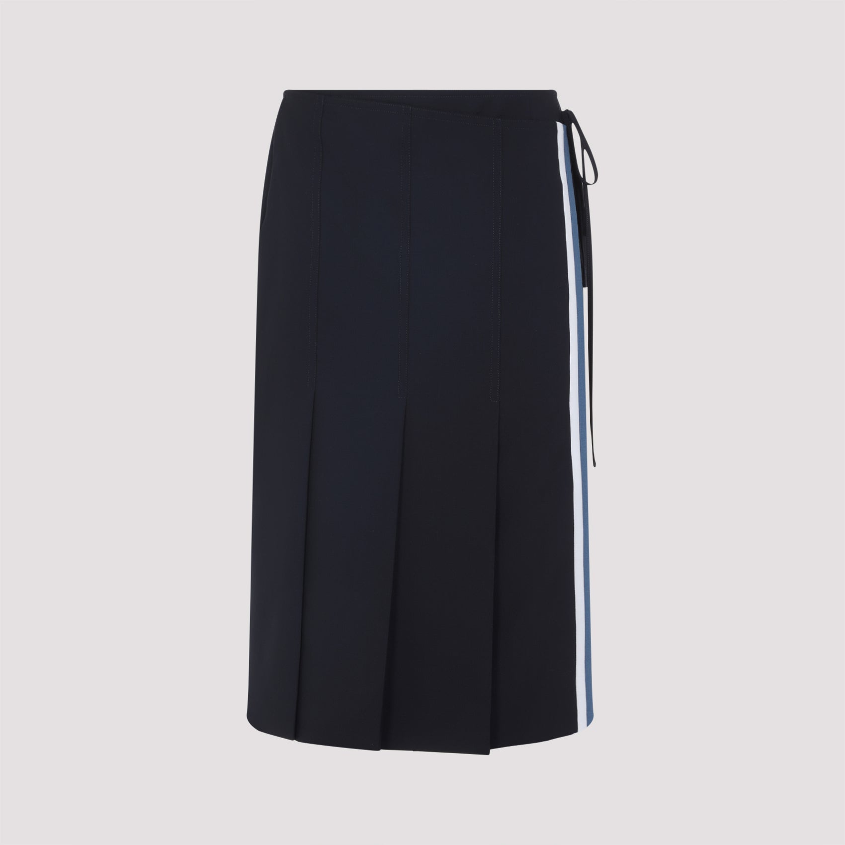 virgin wool midi skirt-image-1